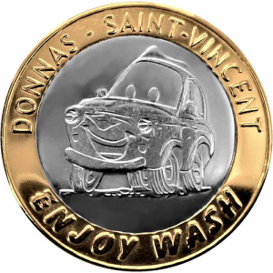 Gettone per Autolavaggio Bimetallico