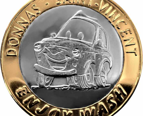 Gettone per Autolavaggio Bimetallico